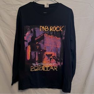 Mens PnB Rock trapstar tour longsleeve shirt size medium
